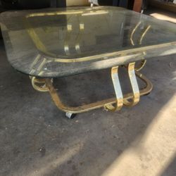 Short Glass Table