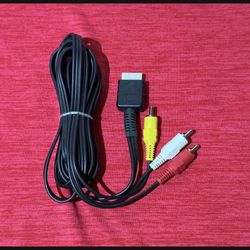 Genuine Sony OEM RCA AV Audio/video Cable For PlayStation PS1 PS2 PS3