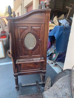 Vintage religious confessional