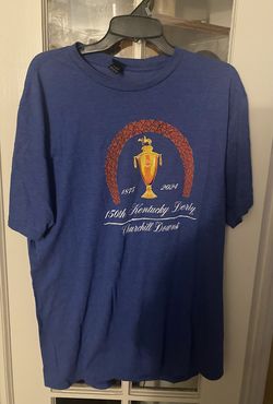 Kentucky Derby 150th Blue XL Tshirt