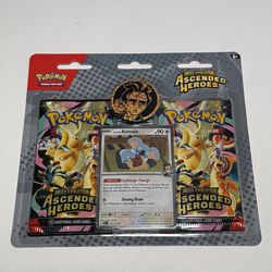 Pokemon TCG Mega Evolution Ascended Heroes Collection Larry 2 Pack Blister