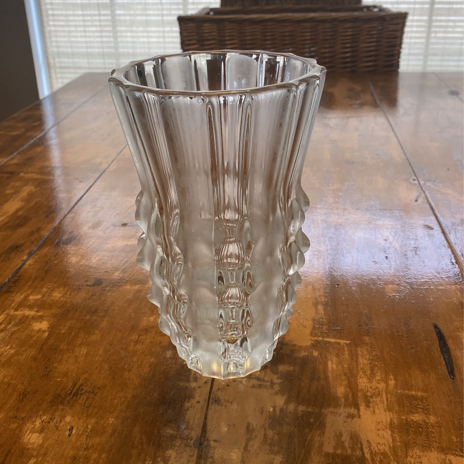 Crystal Vintage Vase Bohemia Glass