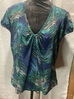 Short Sleeved  Silky Shirt. 