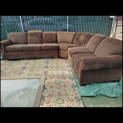 Smoke-free pet free sectional couch no rips no stains right now should I sell them all the time