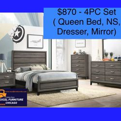 💥 FREE DELIVERY💥Brand new 4PC Queen Size Bedroom Set. 