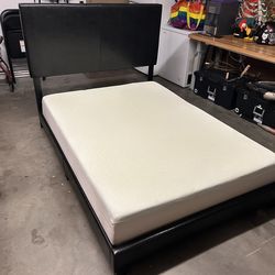 Full size mattress and frame