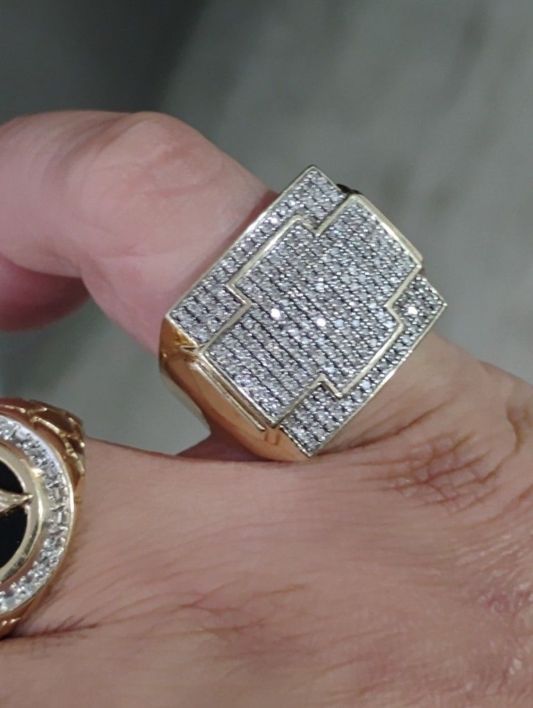 10k 2.5 Carats Natural Diamonds Custom Ring