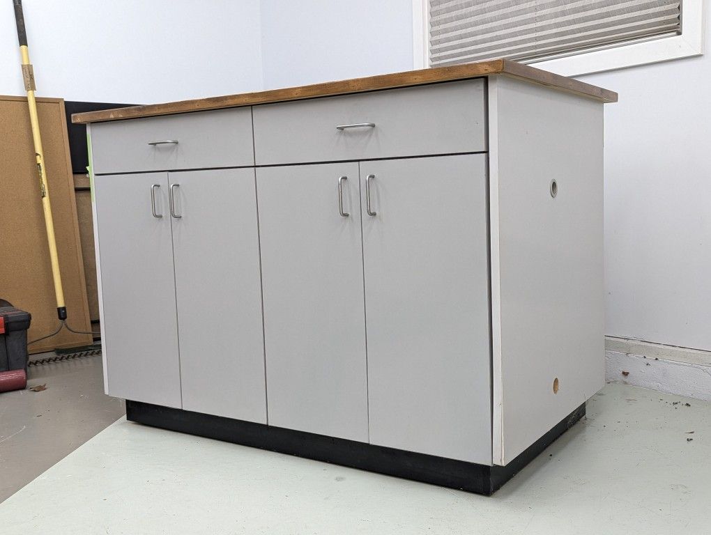 Counter Height Storage Cabinet On Wheels