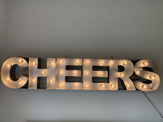 Cheers Light Up Sign 