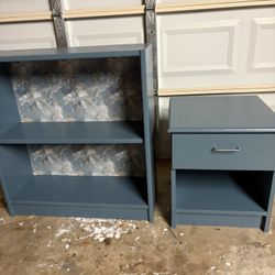 End Table Or Nightstand And Bookcase