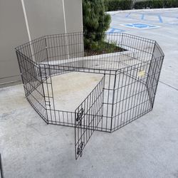 New In Box 2 Feet Tall X 16 Feet Long Mesh Steel Metal Wire Dog Cage Kennel Exercise Playpen Fence Pet Barrier 