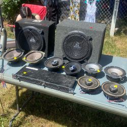 Car Audio Speaker Set Subwoofers And More