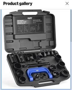 Orion Motor Tech Ball Joint Removal Tool Kit, 23pc Ball Joint Press & U Joint Removal Kit with Sockets and Universal Adapters, Heavy Duty Ball Joint T