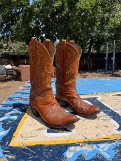 Tony Lama Brown Cowboy Boots
