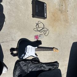 Fever Black Electric Guitar 