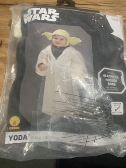 Yoda Child Costume Complete Size 3t-4t