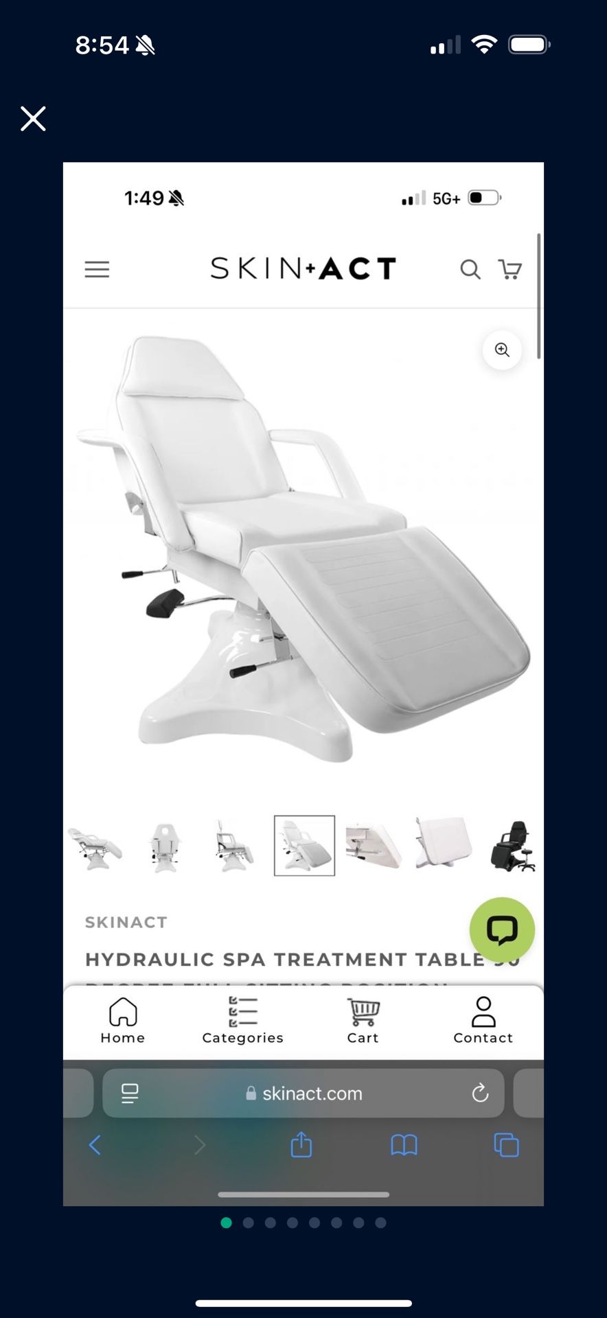 Estheticians Bed / Lash Bed
