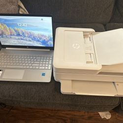 Laptop & Printer 