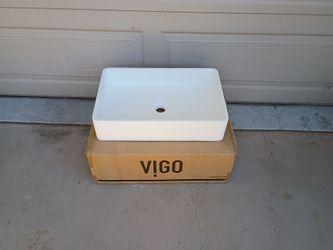 Vigo VG04010 Magnolia Sink White