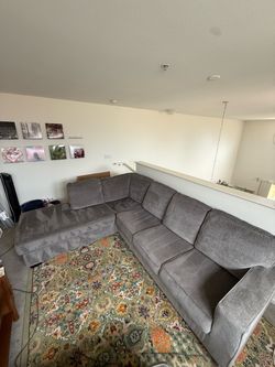 Gray Couch Sectional