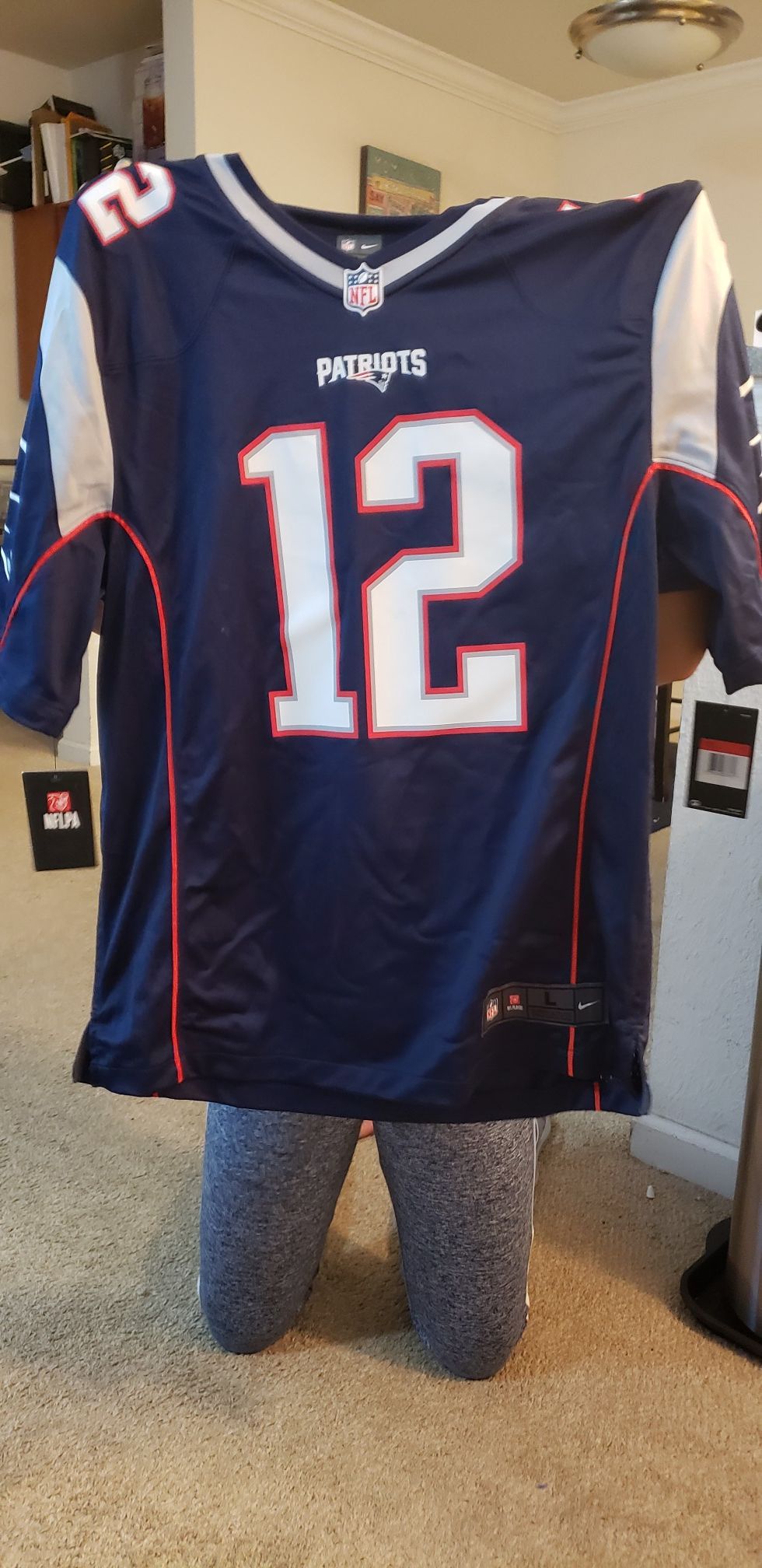 NFL New England Patriots Game Jersey (Tom Brady)