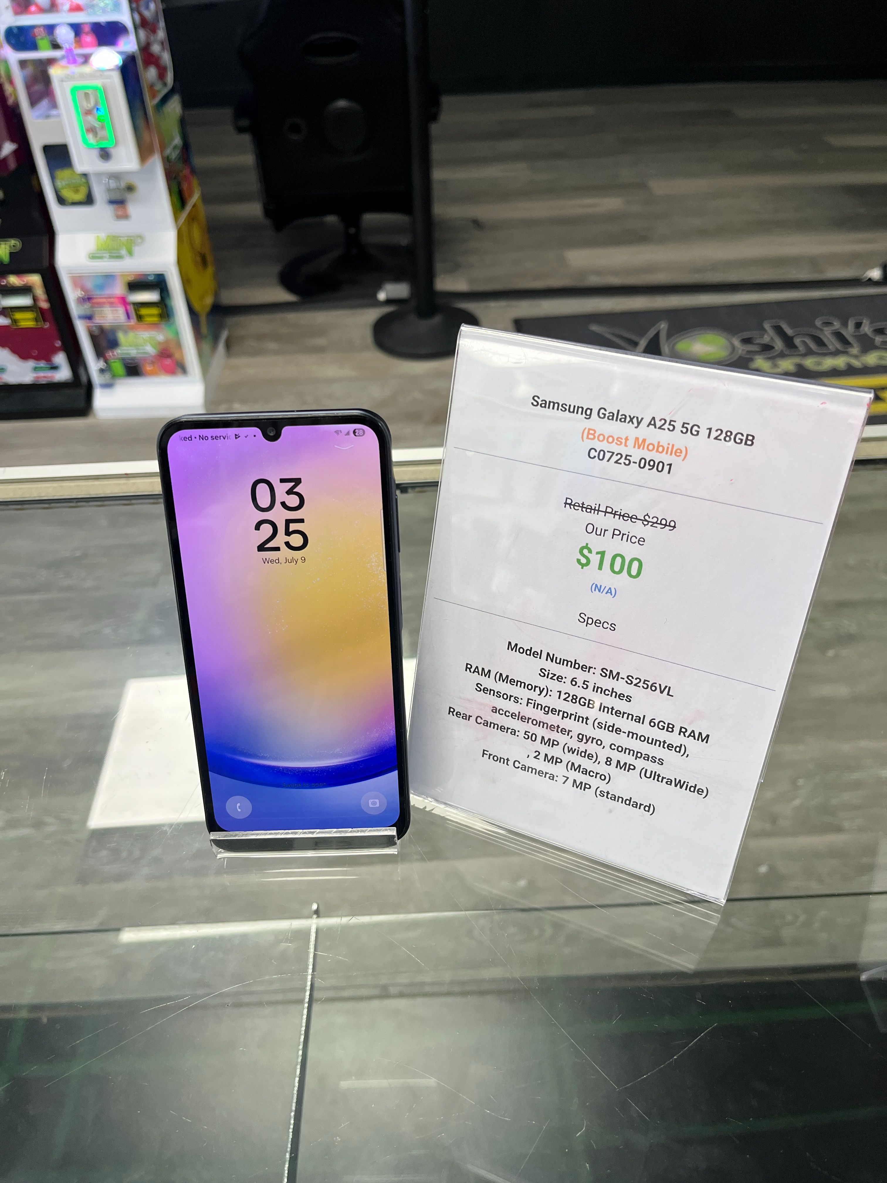 Samsung Galaxy A25 5G 128GB Boost Mobile Blue C0725-0902