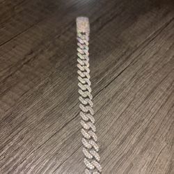 Diamond Moissanite 10mm 8inch