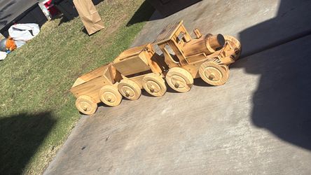 Train wood handmade