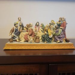 Ceramic Last Supper Figurine 