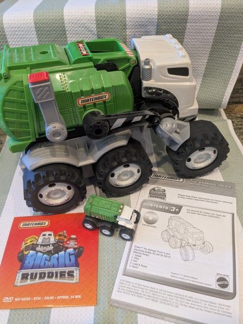 MATCHBOX STINKY THE GARBAGE TRUCK INTERACTIVE TOY