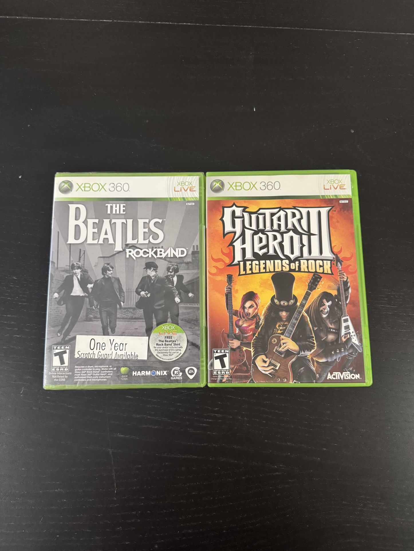 Beatles Rock Band & Guitar Hero 3 (Xbox 360)