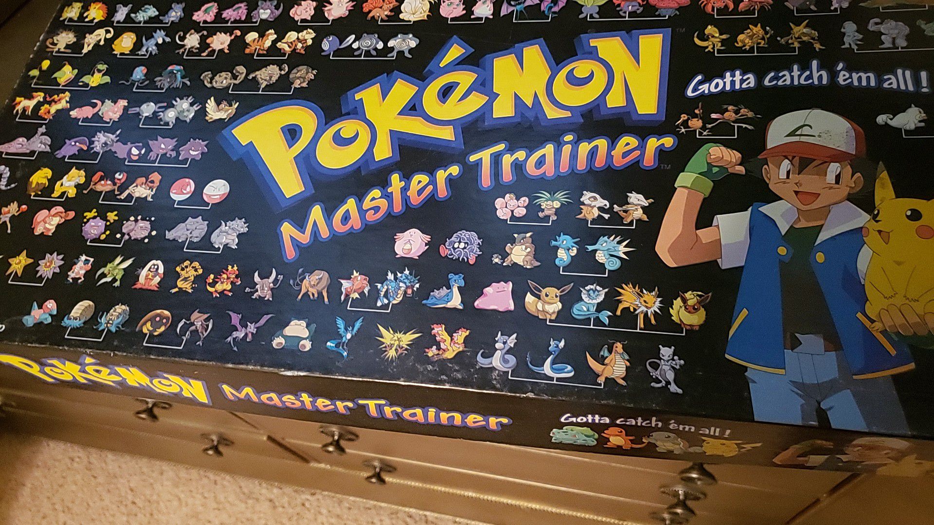 Pokemon Master Trainer boardgame COMPLETE