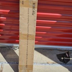 Two Threshold Aluminum Ramps 4 1/4 Inch High 