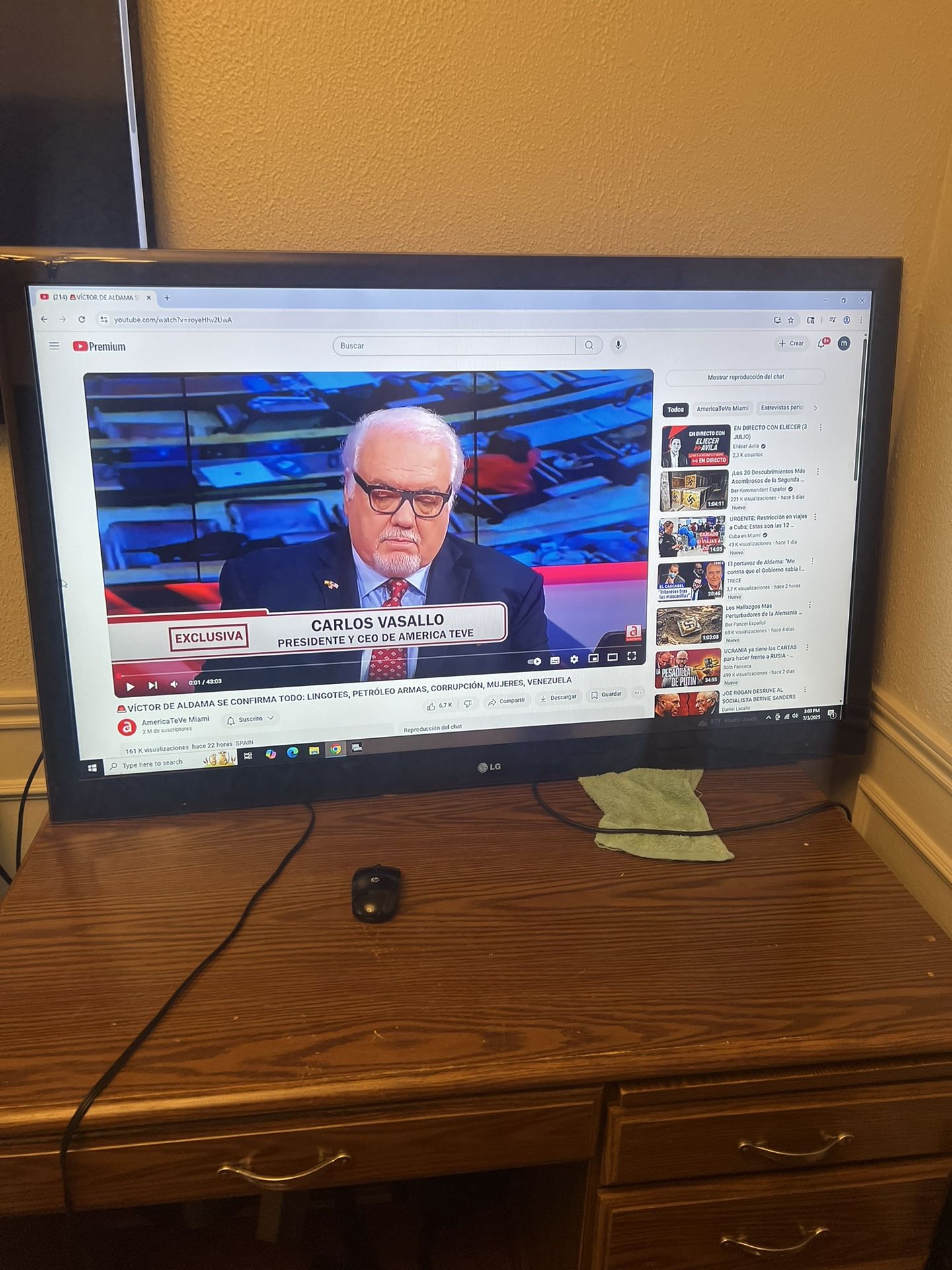 LG 55" TV