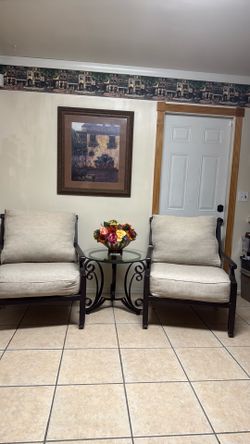 Meal Patio Set With Cushions And Table
