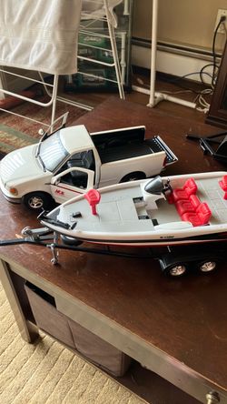 Erth 1:18 ford f150 / boat & trailer