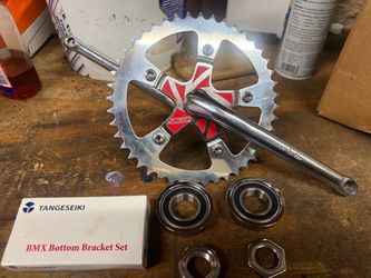 Sugino 1 piece crankset and sealed bottom bracket set