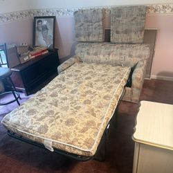 Pull Out Love Seat 