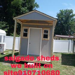 Salgado sheds we built on site