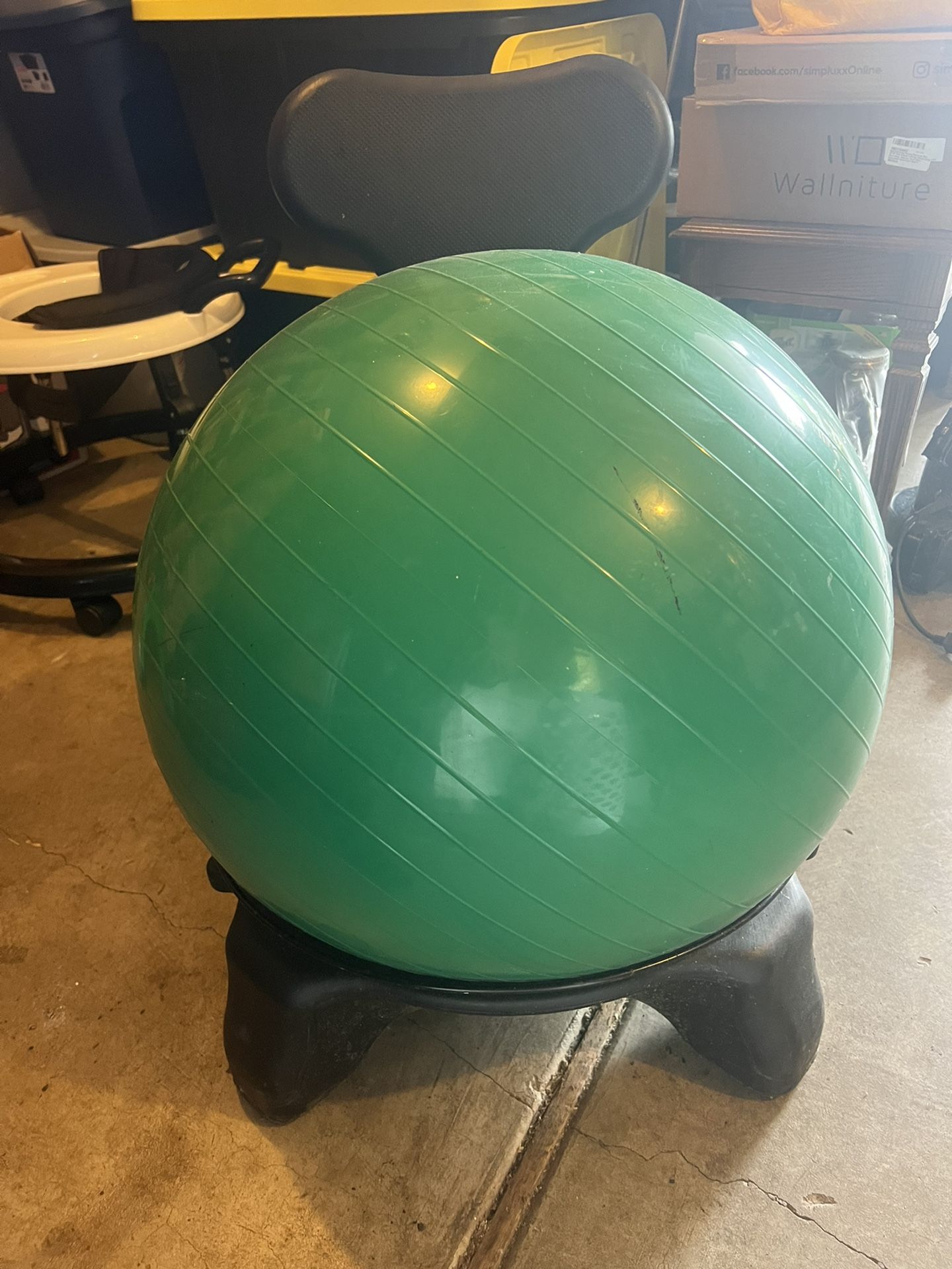 Yoga Ball And Chair