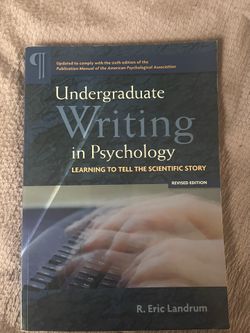 Undergrad Writing In Psychology