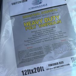 12x20 Heavy Duty Poly Tarp