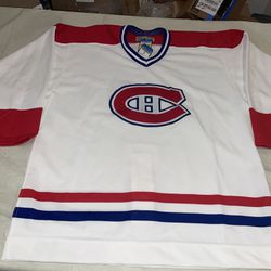 Nwt Mens 48 Authentic Montréal Canadiens Ccm Jersey Mic Sewn White New 90s