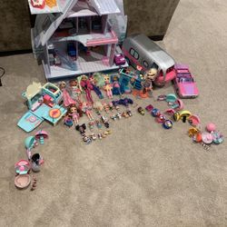 LOL Surprise House, Campers, Car And Dolls!