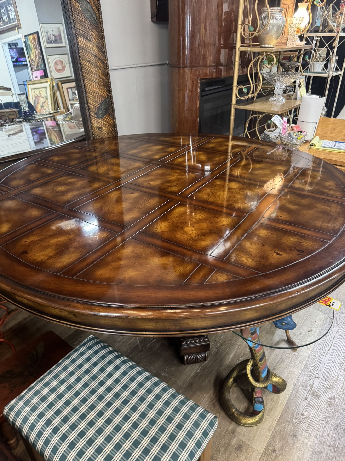 Gorgeous Round Dining Room Table - 71” - Originally $2600