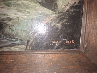 Joyce Clark Signed Original Oil Painting
