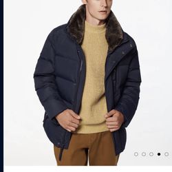 ANDREW MARC MENS PUFFER COAT DOWN FILLED