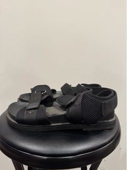 Women’s Monki Black Mesh Sport Sandals size 38