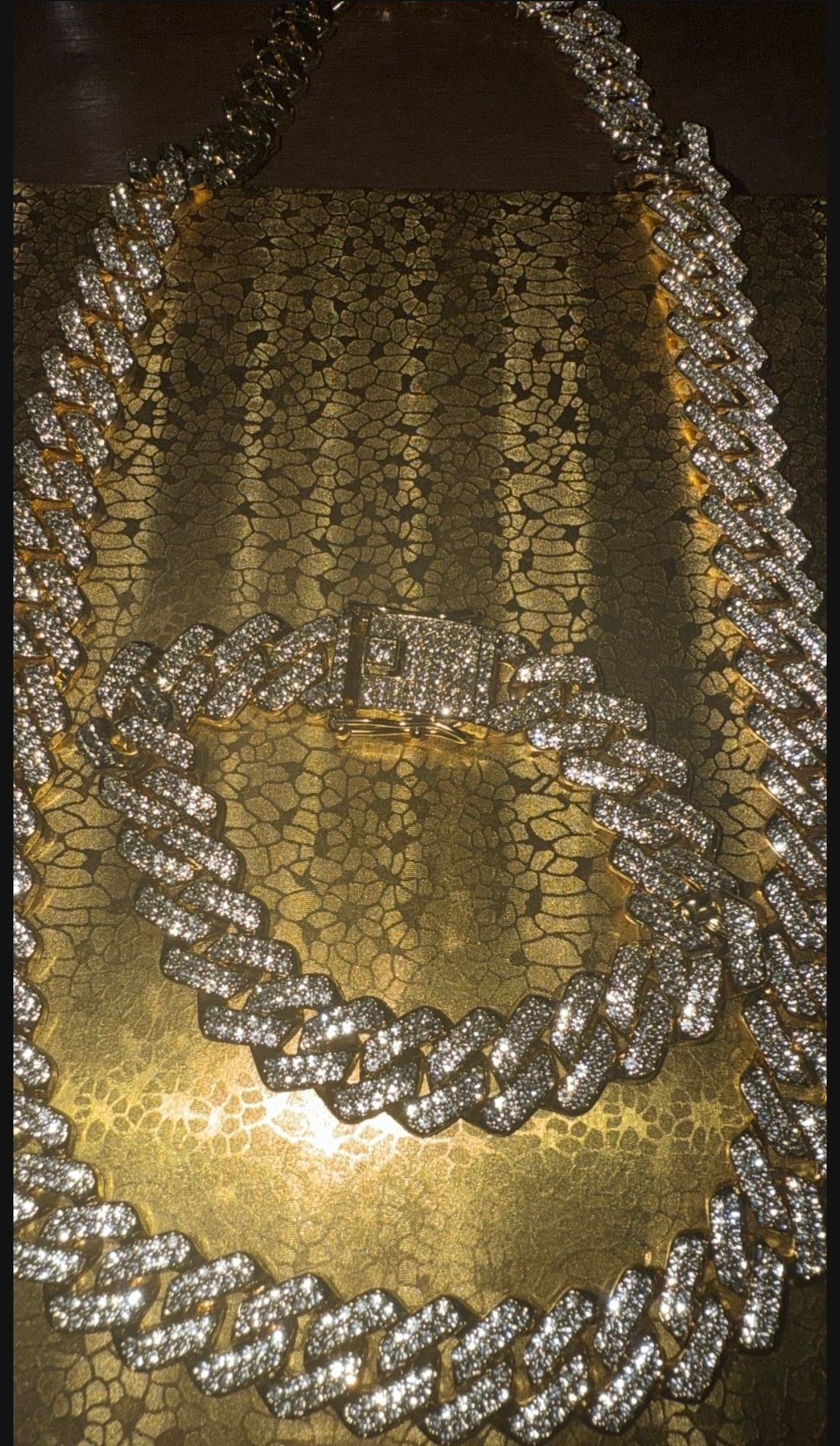 Necklace & bracelet set Baño De Oro/ Gold Plated