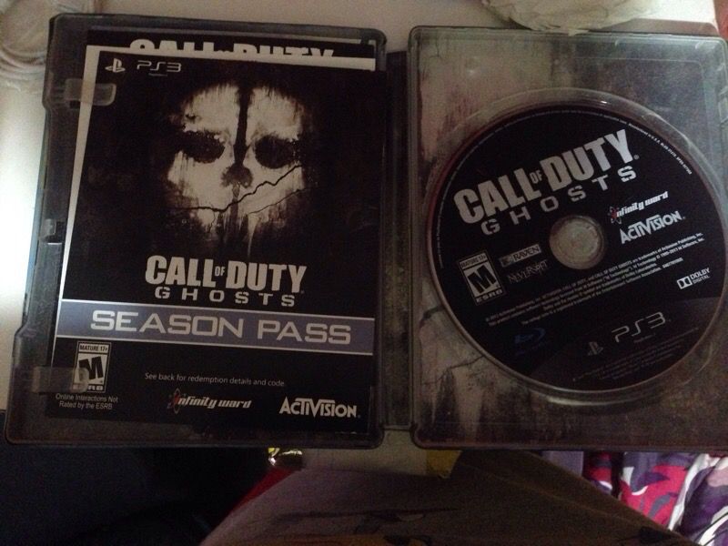 Call of duty ghost for PS3